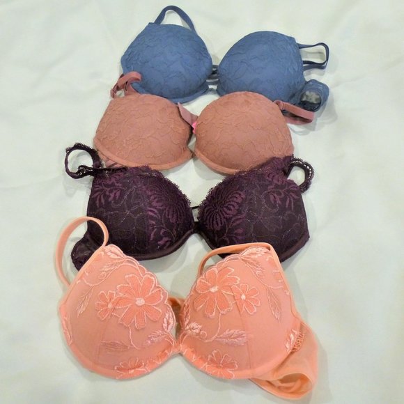 Bundle of 4 La Senza Push-Up Bras 34B